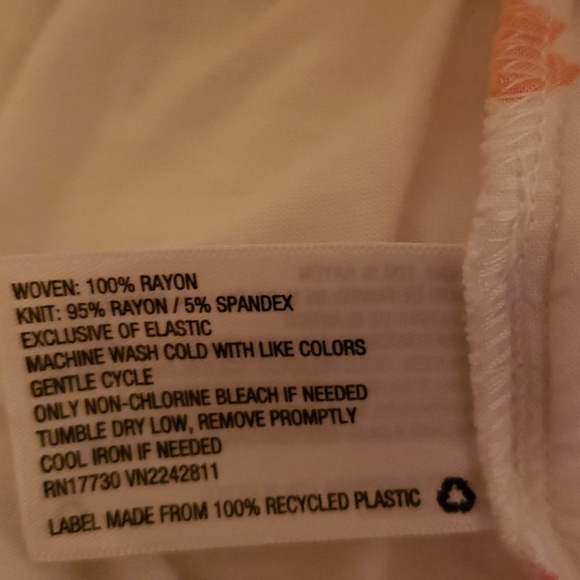 A New Day Floral Dress Top - Size XS - Picture 5 of 5